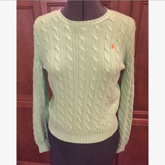 Ralph Lauren celery green sweater - Picture 4 of 4